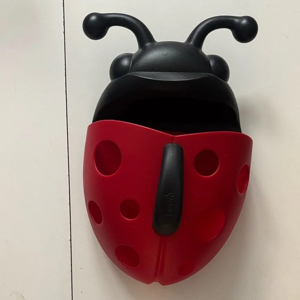 Red and Black Ladybug Wall Organizer